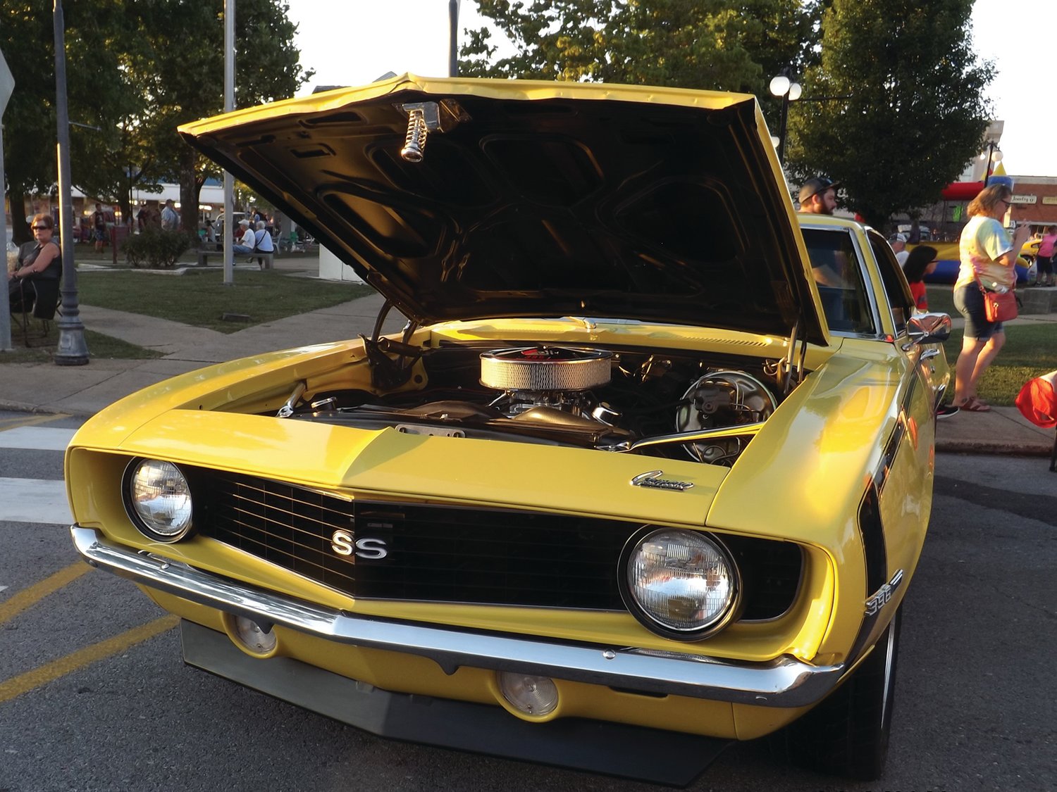 Daytona Yellow Camero with 396 engine.